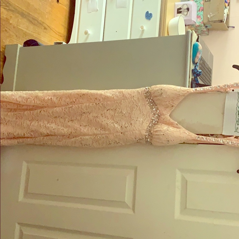 Peach Prom dress